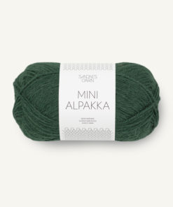 Mini Alpakka Dyp skoggrønn 8581