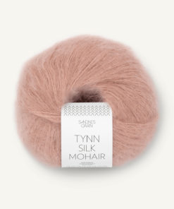 Tynn Silk Mohair Pudder Rosa 3511