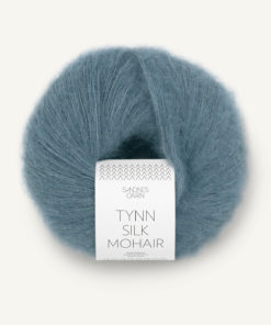 Tynn Silk Mohair Isblå 6552