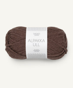 Alpakka Ull Brun 3571
