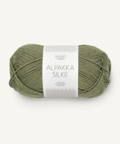 Alpakka/Silke Olivengrønn 9062