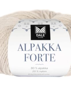 Alpakka Forte - Lattebeige melert 701