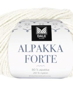 Alpakka Forte - Hvit 717