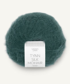 Tynn Silk Mohair Dyp Petrol 7281