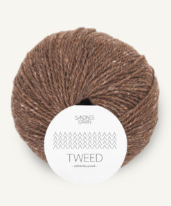 Tweed Brun 80% ull/20% Kashmir 3185