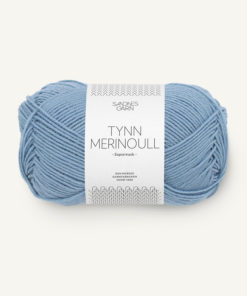 Tynn Merinoull Blå Hortensia 6032