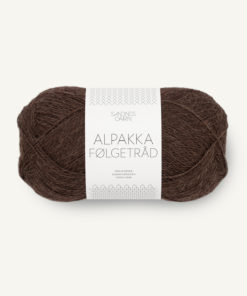 Alpakka Følgetråd Cacao Nibs 3091