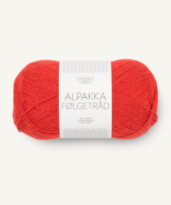 Alpakka Følgetråd Scarlet Red 4018