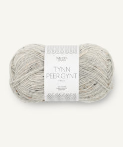 Tynn Peer Gynt Lys Gråmelert Med Natur Tweed 1034