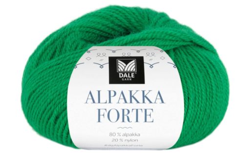 Alpakka Forte - Skarp grønn 738