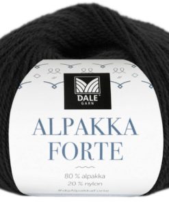 Alpakka Forte - Svart 733