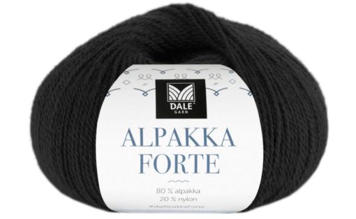 Alpakka Forte - Svart 733