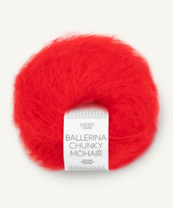 Ballerina Chunky Mohair Scarlet Red 4018