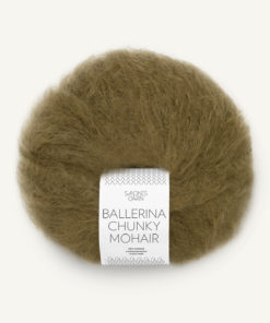 Ballerina Chunky Mohair Dark Olive 9873