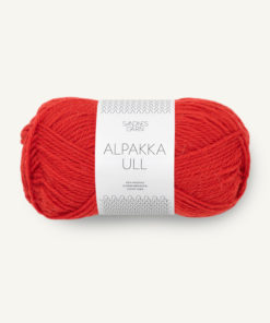 Alpakka Ull Scarlet Red 4018