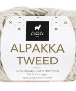 Alpakka Tweed - Natur 113