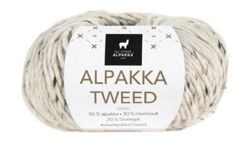 Alpakka Tweed - Natur 113