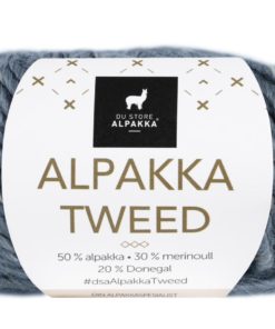 Alpakka Tweed - Blå 104