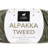 Alpakka Tweed - Oliven 110