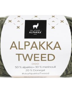 Alpakka Tweed - Oliven 110