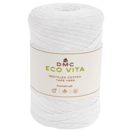 DMC ECO VITA BÅND GARN 250g Kvit