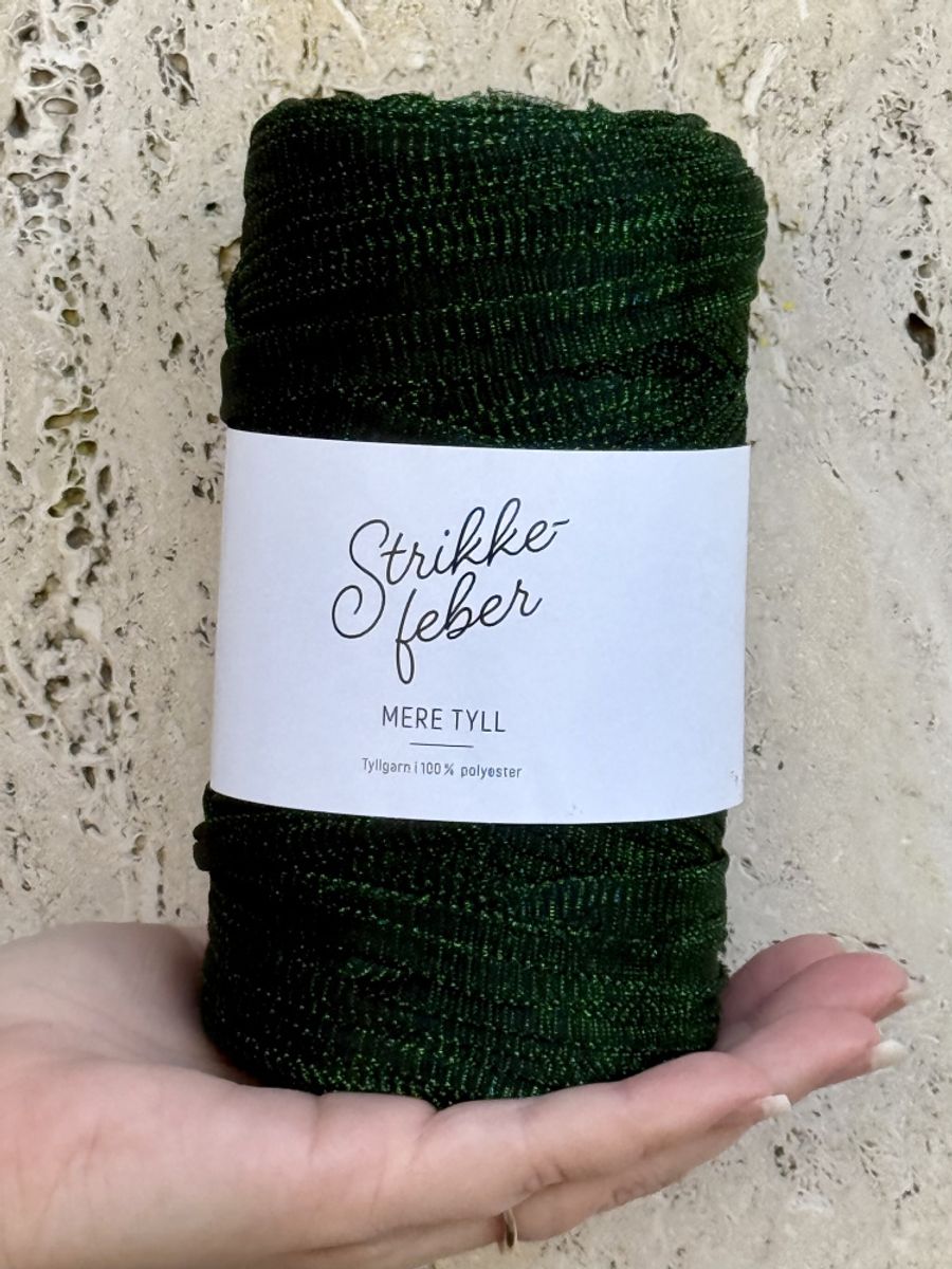 Mere Tyll Flaskegrønn 35