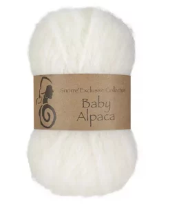 Snorre Baby Alpaca Hvit 300