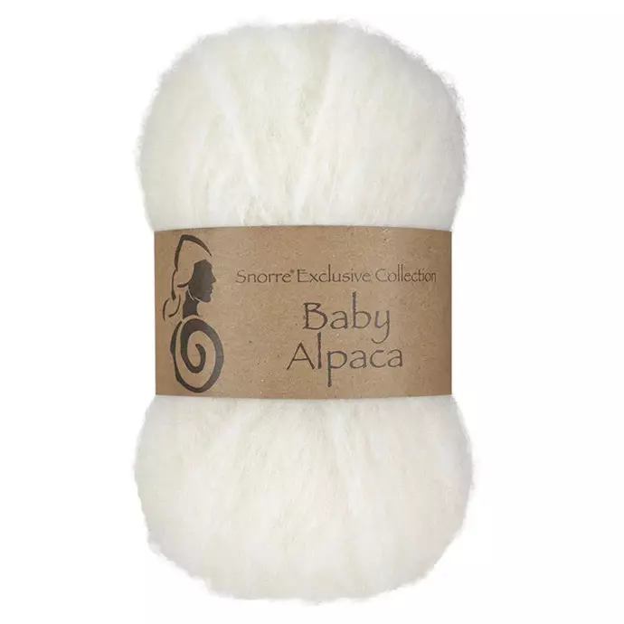 Snorre Baby Alpaca Naturhvit 302