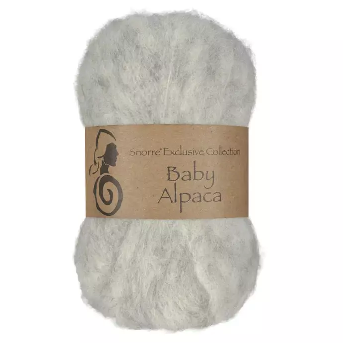 Snorre Baby Alpaca Perlegrå 312