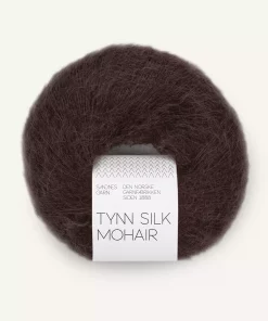 Tynn Silk Mohair Chocolate Plum 3591