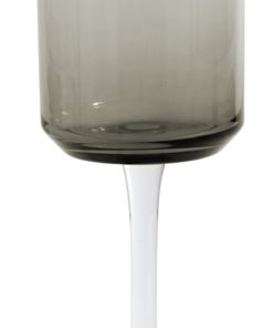 Retro Hvitvinsglass - Grå