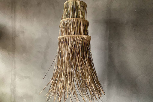 Bambuslykt / Lampe i Gress - 90cm