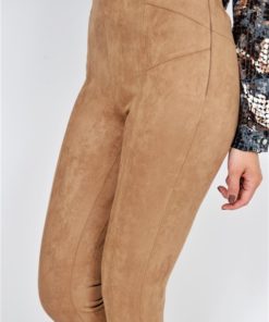Suede Pant - Camel