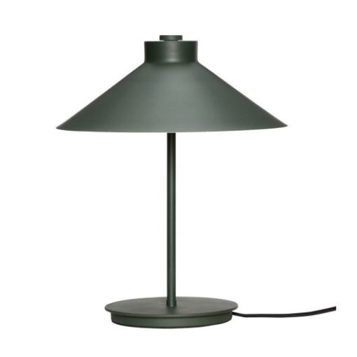 Grønn Metall Bordlampe