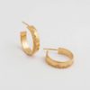 Space Dust Hoops - Gold