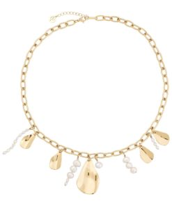 Oyster Pearl Necklace - Gold