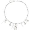 Oyster Pearl Necklace - Steel