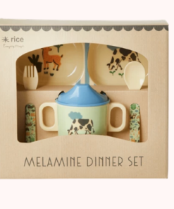 Melamine Baby Dinner Set - Blue