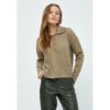 Penny Polo Knit Pullover - Taupe
