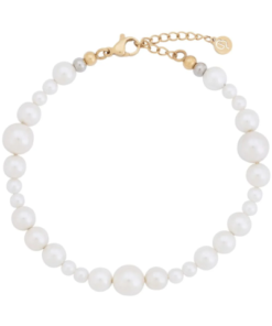 Cadance Bracelet - Pearls/Gold