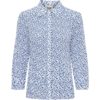 Thea Plisse Skjorte - Spring Blue