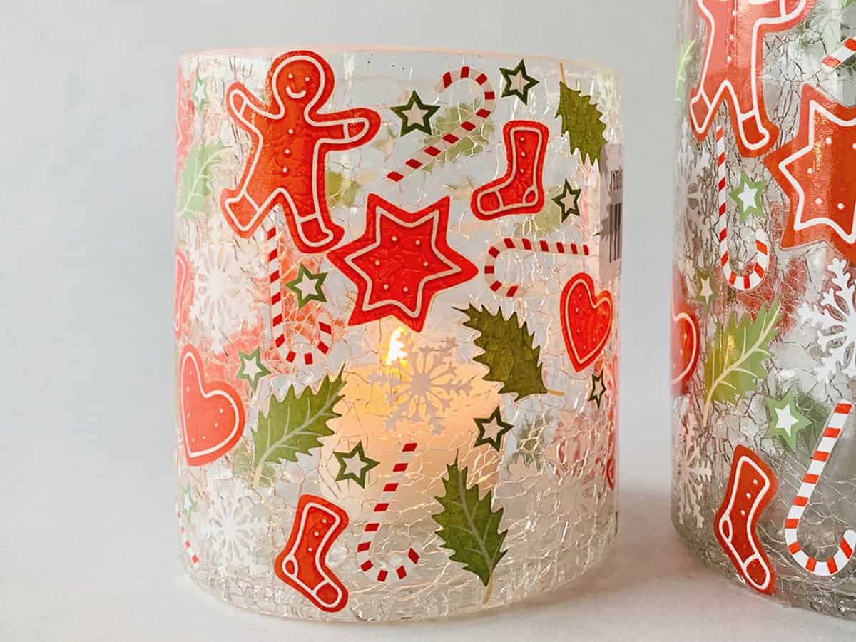 Lysglass med Pepperkaker