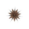 Toppu Christmas Star Small - Brown/Black