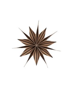 Toppu Christmas Star Small - Brown/Black