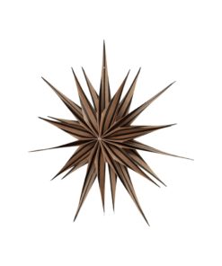 Toppu Christmas Star Medium - Brown/Black