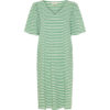 Ditte Dress - Green Stripe