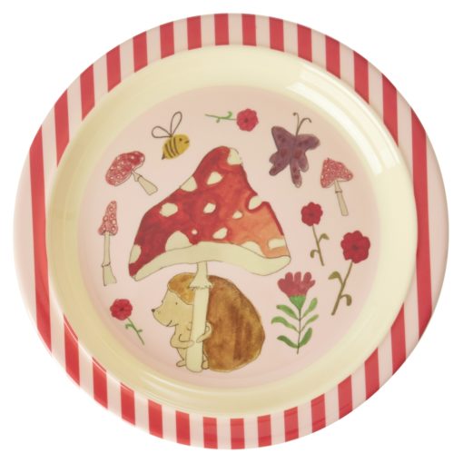 Melamine Lunsjfat - Pink Happy Forest