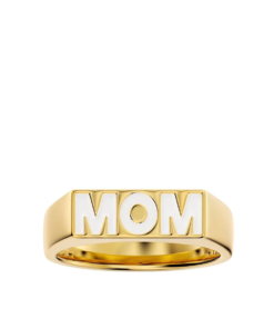 Mom Ring - Vanilla Gold
