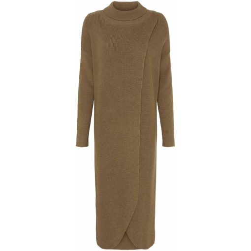 Elisa Knit Dress- Camel