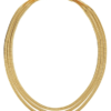 Herringbone Tripple Necklace - Gold